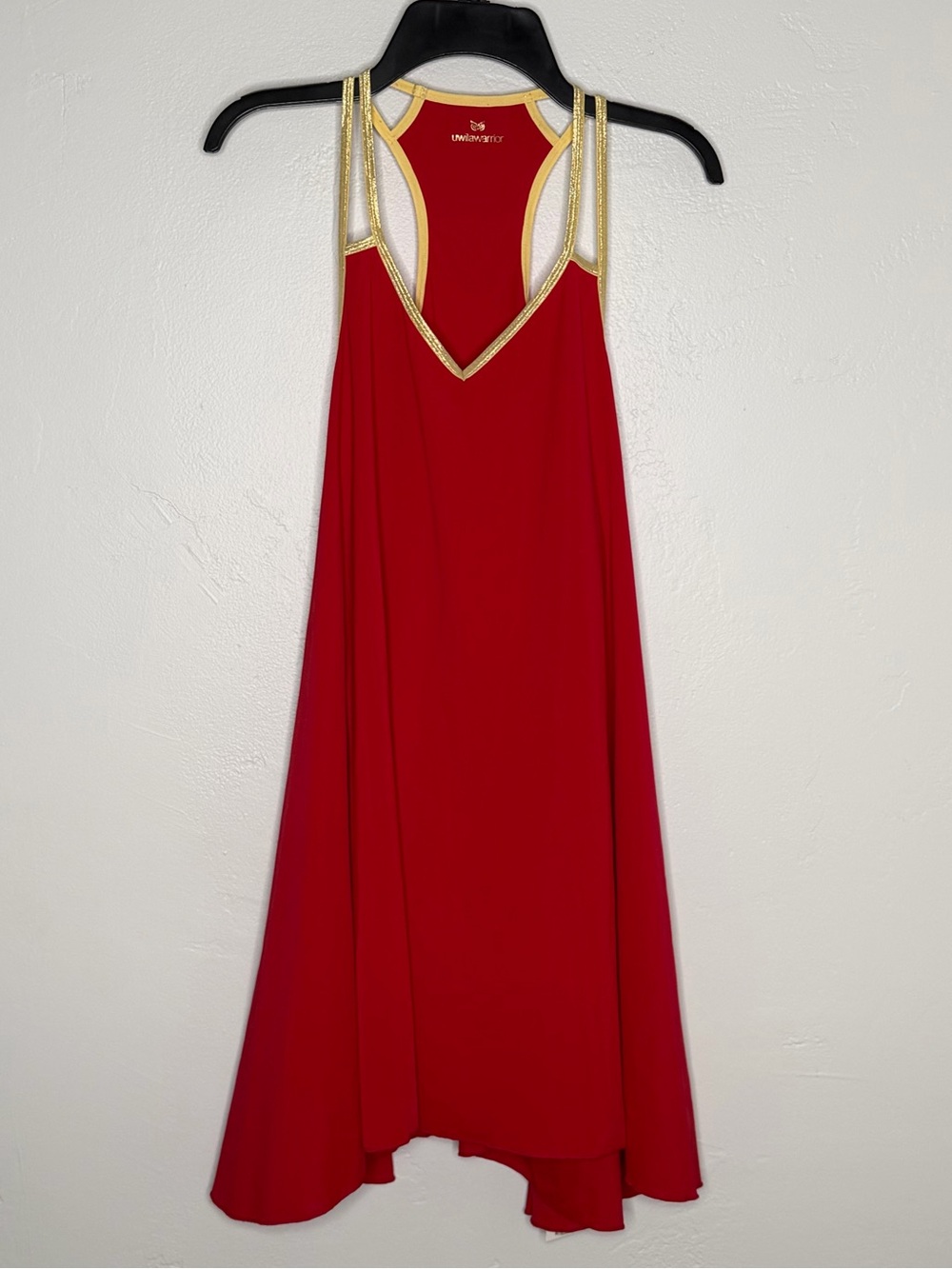 NWT Uwila Warrior Red & Gold Slip Dress Nightgown